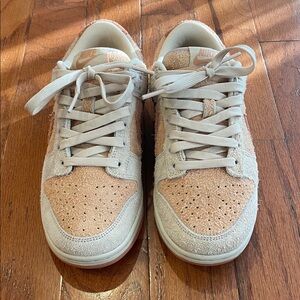 Nike Light Tan and Cream Sneakers
